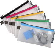 Exacompta 10x Etui met ritssluiting - Geassorteerd - 23x13 cm