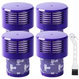 4 Filtres et 1 Brosse de nettoyage - Plastique