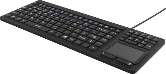 Deltaco TB-502 Toetsenbord Universeel USB QWERTY Scandinavisch Zwart