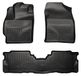 Husky Liners Weatherbeater Vloermatten | Past 2012-2017 Toyota Prius V | Voor en 2e rij, 3-delig Zwart - 98911