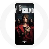 Maniacase Etui voor Xiaomi Redmi Note 10 5G La casa de papel Estocolmo
