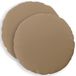 vidaXL Kussensloop 2 st HEERLEN Taupe Ø 60 cm Polyester