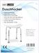 ART-LAND Douchekruk, 6-voudig in hoogte verstelbaar 40-53 cm, zitvlak 51,5 x 31 cm, belastbaar tot 136 kg, antislip, wit