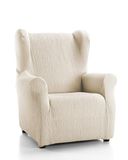 Martina Home Model Emilia hoes voor oorfauteuils, ivoorkleurig