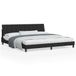 Maison Exclusive - Hanko Cadre de lit Noir 200x200 cm Velours