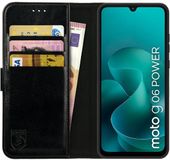 Rosso Element Book Case for Motorola Moto G06 Power - Black