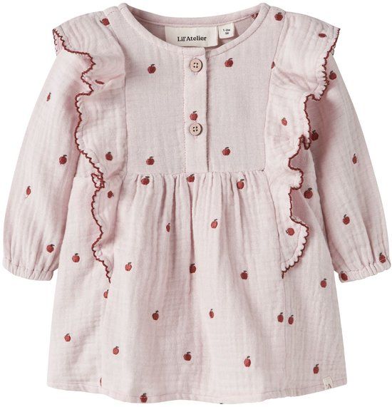 Lil' Atelier Baby Jurk Biologisch katoen Hushed Violet