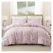 Housse de couette double avec motif de prunier en fleur, réversible