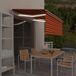 Maison Exclusive - Parasol électrique avec éclairage LED et capteur, 3,5 x 2,5 mètres