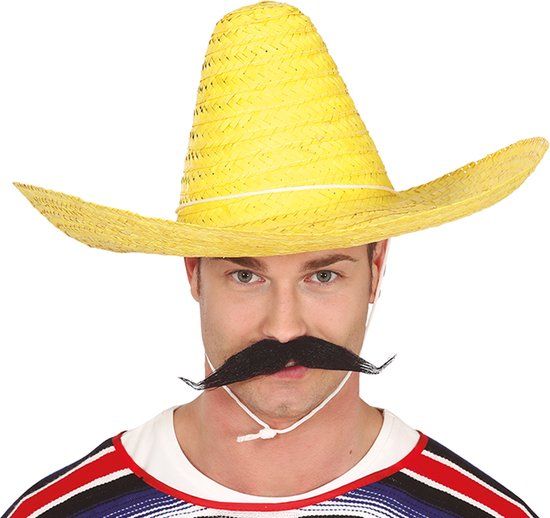 Fiestas Guirca Sombrero geel 50 cm