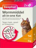 Beaphar All-in-one Ontworming Tabletten Kat - 2 tabletten