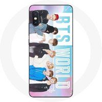 Maniacase Etui voor Oppo A54 5G BTS TinyTAN Animatie Poster RM Jin Suga J-Hope Jimin V En Jungkook