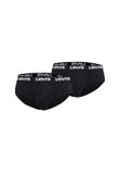 Levis Pack of 2 Men's REPEAT LOGO Briefs - Black