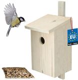 KOTARBAU® Nestkast voor Vogels, Hout, 29x17 cm, Wit