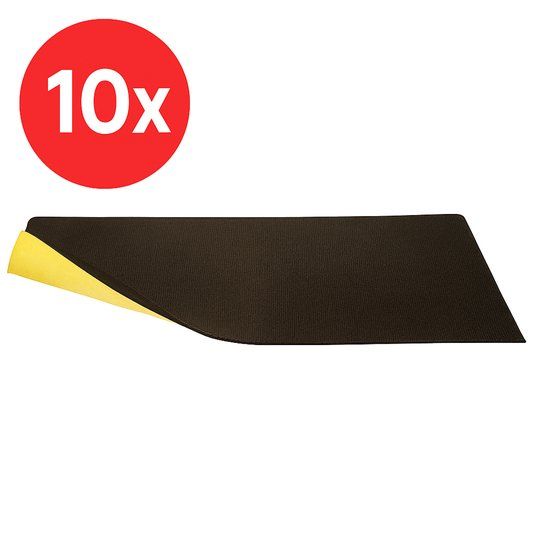 Merkloos Tip-it Anti-dreunplaat - Geluidsdemping - Isolatiefolie - Zelfklevend - 10 stuks