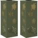Maison Exclusive Lampe de cheminée LED solaire 2 pièces blanc chaud 18 x 18 x 50 cm