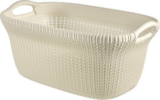 Curver Knit Wasmand - 40 liter - Oasis White