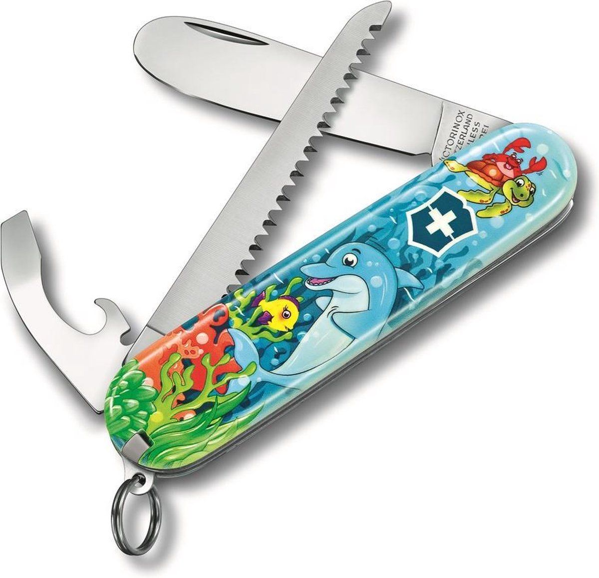 Victorinox My First Junior Zakmes - Dolphin Editie - 9 Functies - Multicolor