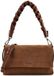Coccinelle Leren schoudertas Boheme Shoulder Bag Suede Leather / Grained Lea. Cognac / Cognac Lichtbruin