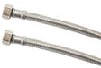 Boutté FF12 slang, voor sanitair, vrouwelijk, 12 x 17, lengte 300 mm, DN8, zilverkleurig