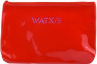WatxandCo - Kosmetische Tas - Unisex - Rood