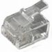 MH Connectors Fiche modulaire mâle RJ11 MH Connectors MHRJ126P4CR 6510-0104-03 RJ11 mâle, droit Pôle: 6P4C transparent 1 pc(s)