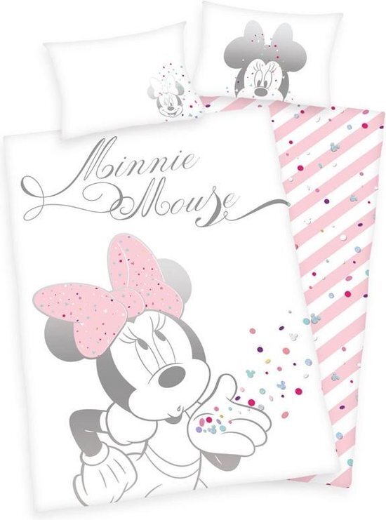 Disney Minnie Mouse dekbedovertrek confetti