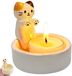 JJiaoLinin Chat Porte-encens, porte-encens mignon, bougeoir, porte-encens chat, décoration de chat, bougeoir, chat aux pattes chaudes, cadeaux pour amoureux des chats
