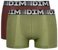 DIM Set van 2 Boxers DIM 3D Flex Air Sport Heren L Bruin Kaki