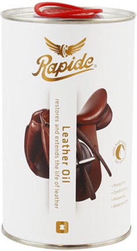 Rapide Lederolie - Reinigend & Voedend - 750 ml - Zwart