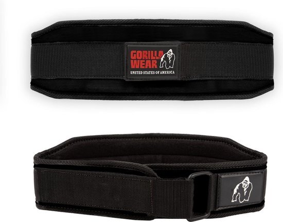 Gorilla Wear 4 Inch Dames Lifting Belt - Zwart - M