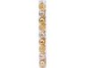 Decoris Kerstballen mix van glas 3cm in koker van 9 stuks parel/goud