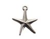 INNSPIRO Mooie bedels metalen hanger, ster, 5 punten, 16 x 20 mm, 25 stuks