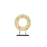 Anna's Collection LED krans op voet 800 lampjes flash metaal 28 x 6cm, classic warm