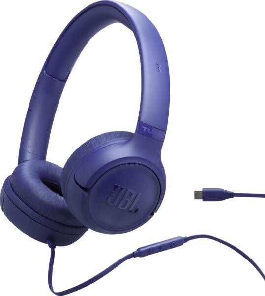 JBL Tune 530C USB-C Headset - Bedraad - Blauw