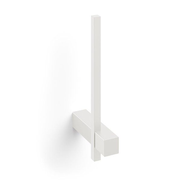 ZACK Carvo reserverolhouder wit RVS 40811