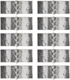 Alberts 860219 scharnier | breed, om vast te lassen | staal, ruw | 50 x 120 mm | Set van 10