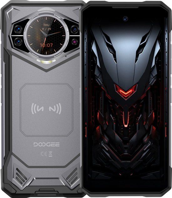 Doogee S200 NL - 6.72" Rugged Smartphone - 12GB+20GB RAM - 256GB ROM - 10100mAh - Android 14 - Grey