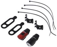 XLC CL-S22 Verlichtingsset – Voorlicht en Achterlicht Fiets – LED - Zwart