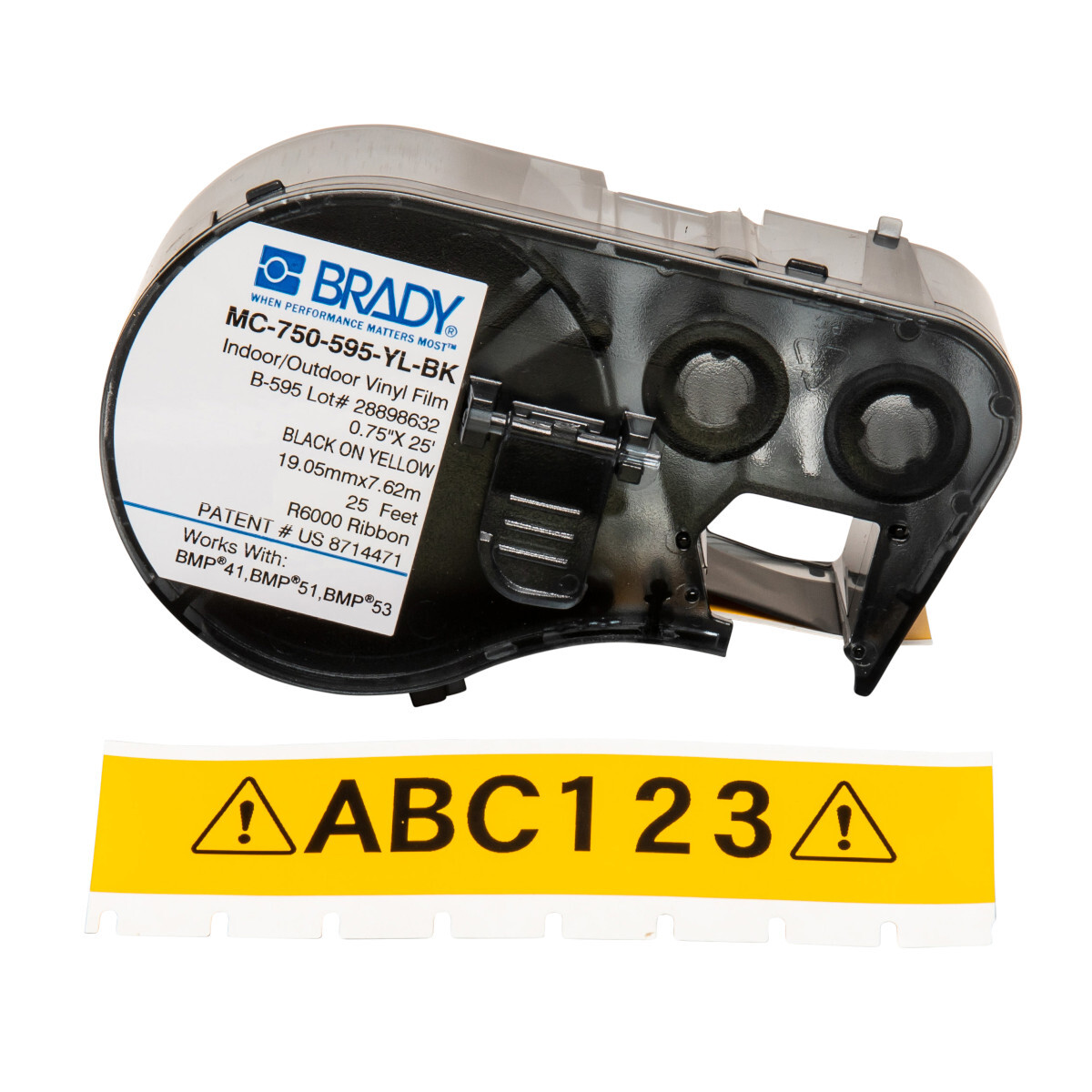 Brady MC-750-595-YL-BK