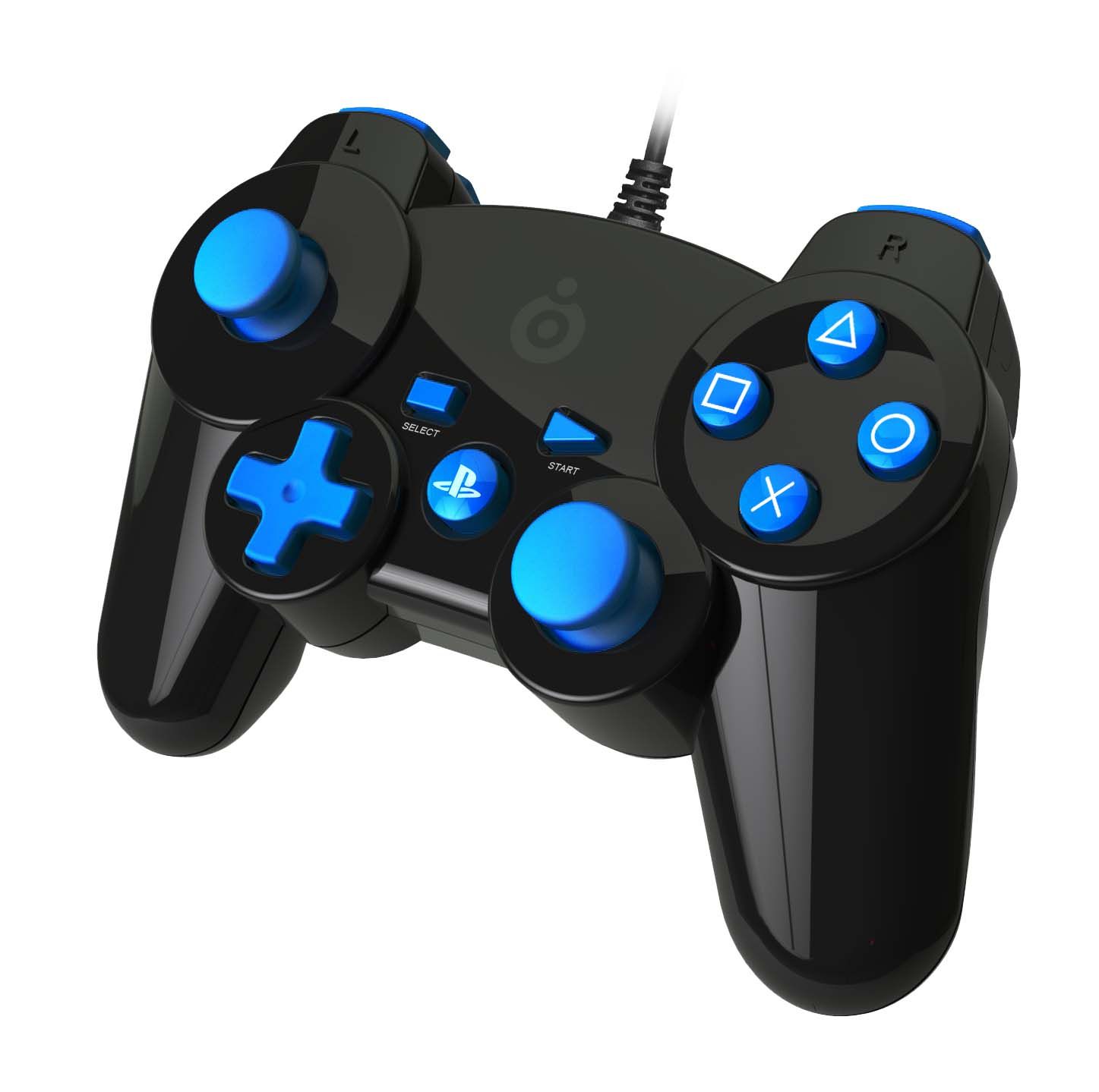 BigBen Official Licensed Mini PS3 Controller - Black/Blue
