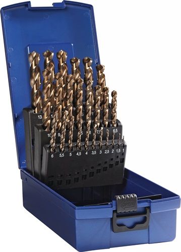 Promat/Tecwerk Spiraalboren-set | DIN 338 | type VA | nominale d. 1-13x0,5 mm | HSS-Co5 stoomontlaten 2 - 4000863073