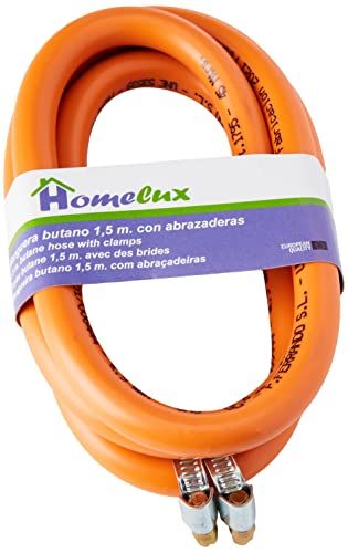 Homelux 300060 Butaanslang met klemmen - 1,5 m