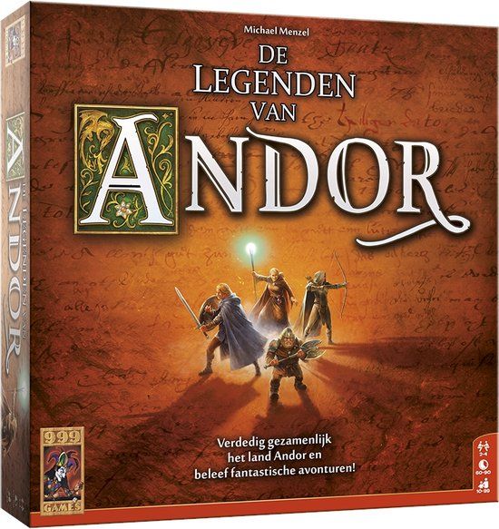 999 Games De Legenden van Andor Bordspel - Coöperatief spel - Nederlands