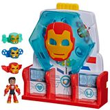 Disney Jr. Series Marvel's Iron Man and His Awesome Friends Hall of Armor-speelset