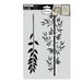 Decoratief Aladine Decoratief sjabloon voor textiel, kleding, takken, 20 x 30 cm
