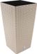 Prosperplast Bloempot Rato Square 33x33x61cm Taupe