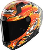 Nolan X-804 RS Ultra Carbon Replica Iannone Helm - Rood/zwart - XL