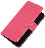 Best Cases Roze Ribbel booktype wallet cover hoesje voor Huawei Ascend G510