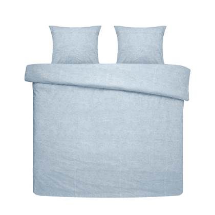 Damai Ebba Dekbedovertrek 200 x 200/220 cm - Soft Blue - Katoen - Blauw